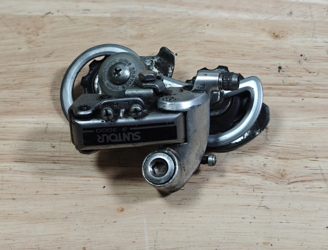 Vintage Suntour a3000 Alpha 3000 Rear Derailleur 6 Speed Short Cage