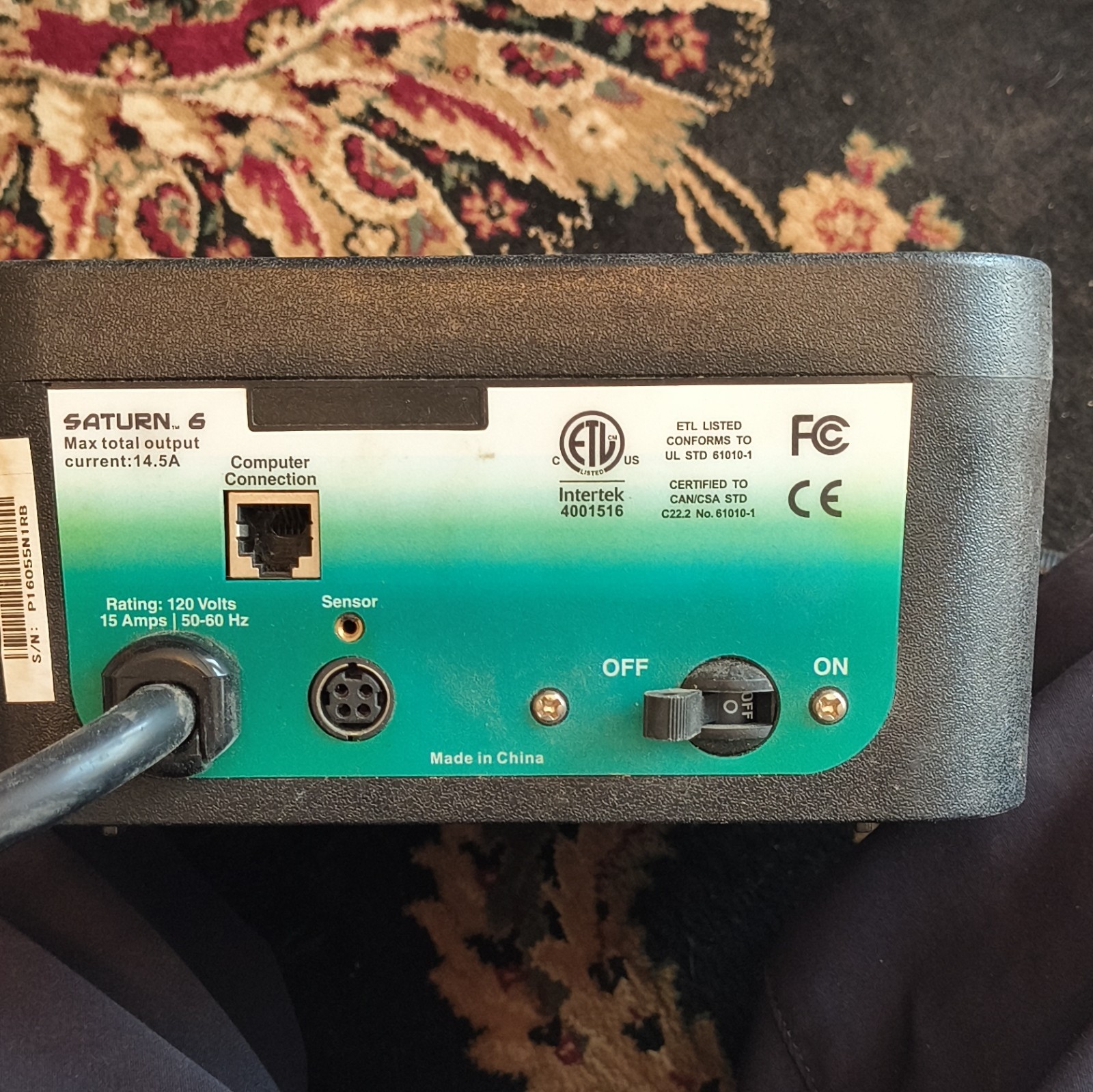 Titan Controls Saturn 6 Digital Controller CO2 PPM Humidity Temperature Indoor