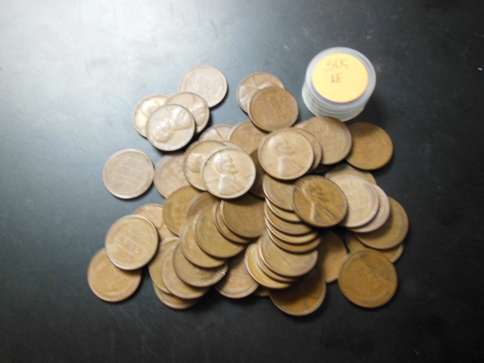 Lincoln wheat cent roll 1950 S  not in original packaging or professionally grad