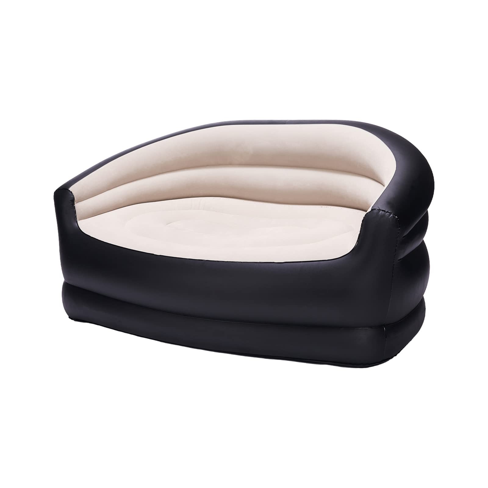 Outraveler Inflatable Couch Air 54 inches x 35 x 27.5 inches, Beige
