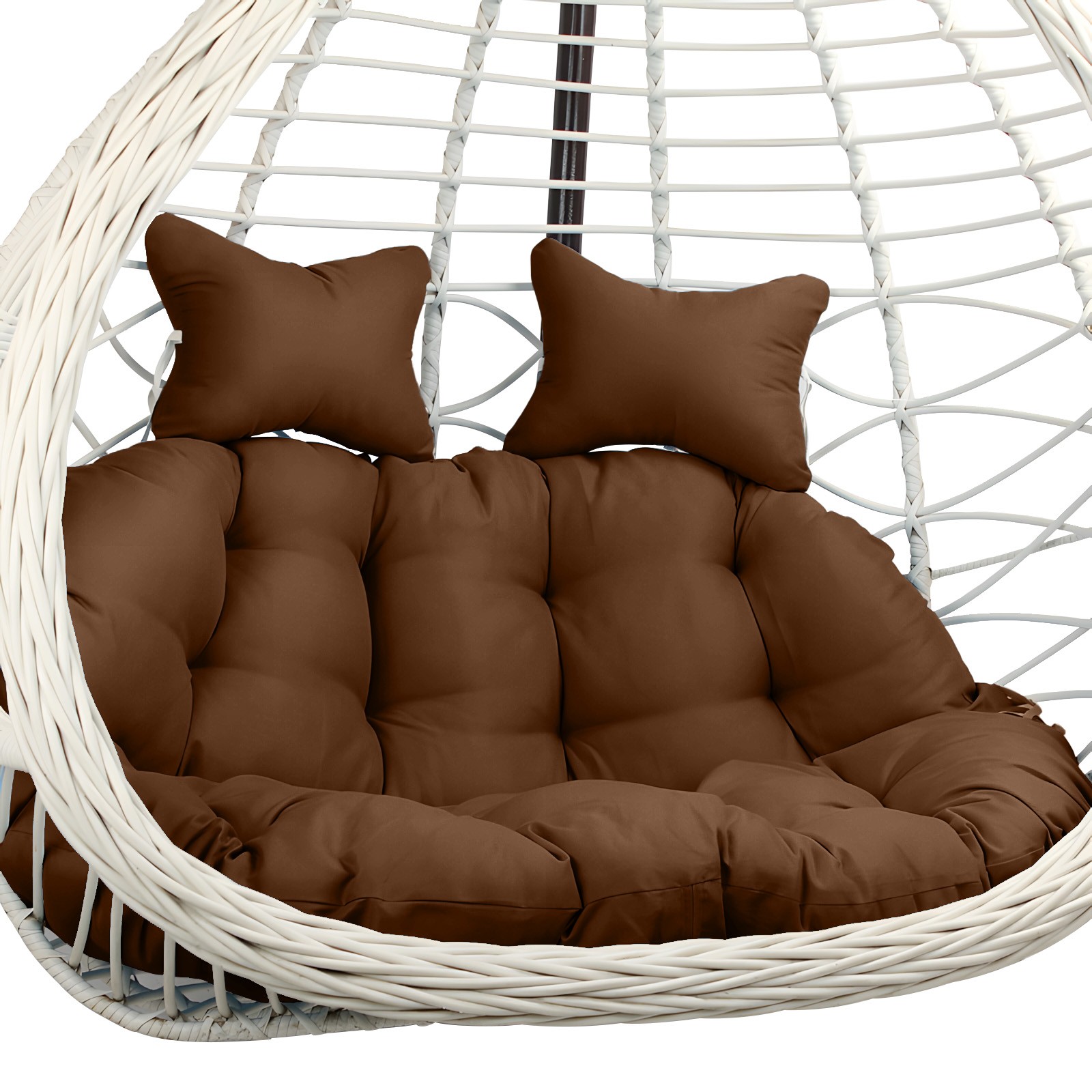 2 Seater Swing Egg Chair Cushion Replacement Pad Outdoor Hammock Chair Cushion