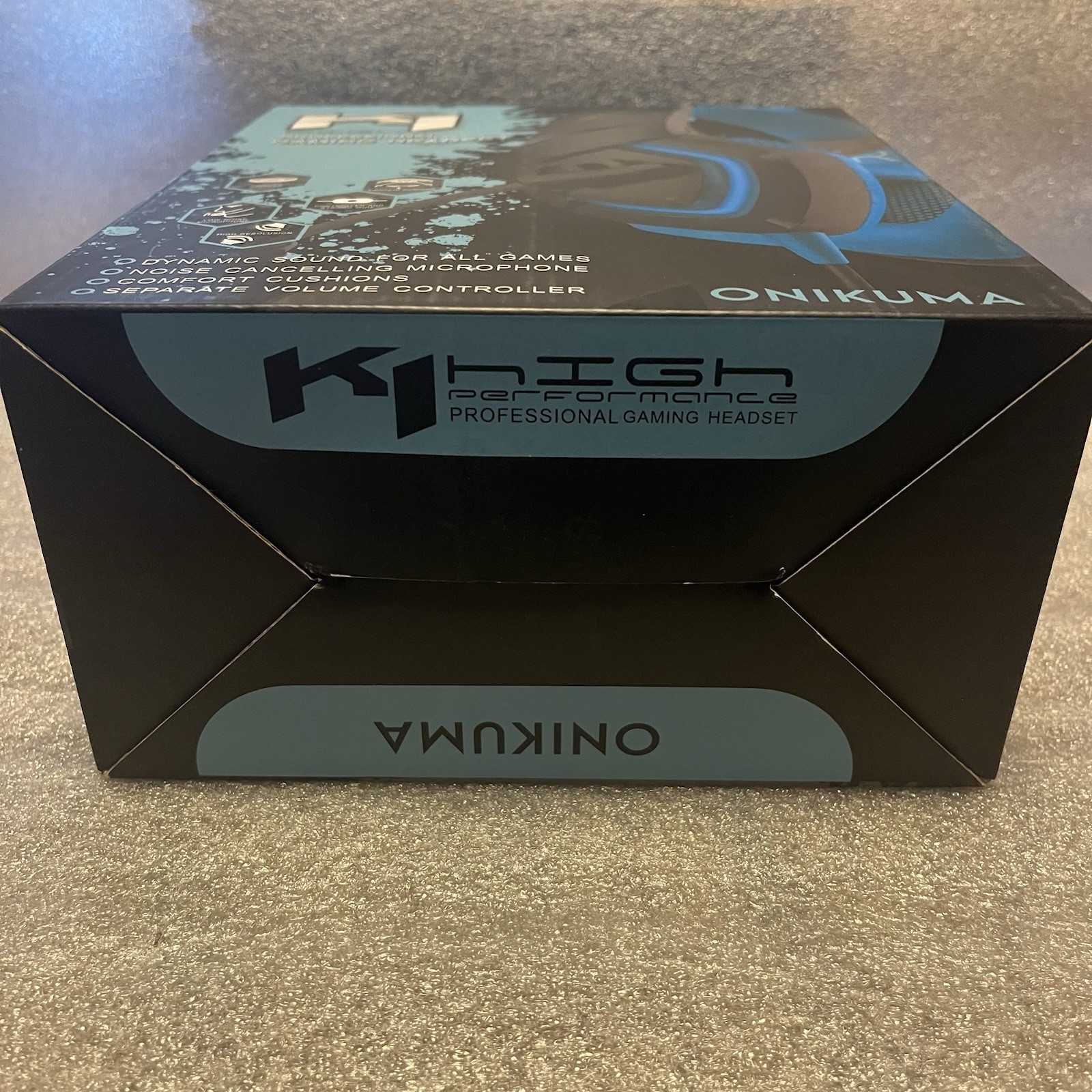 ONIKUMA K1-B PRO Gaming Headset New In Open Box Blue