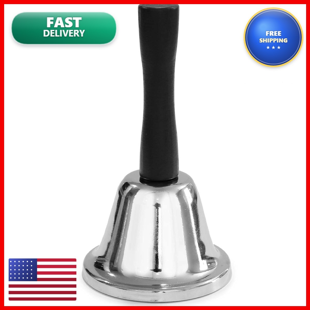 Duro-Med Call Bell Silver and Black