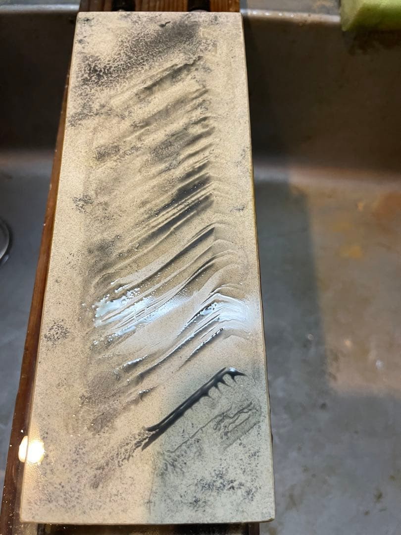 Japanese Natural Whetstone Ohira Aorenka 205mm Kyoto 005