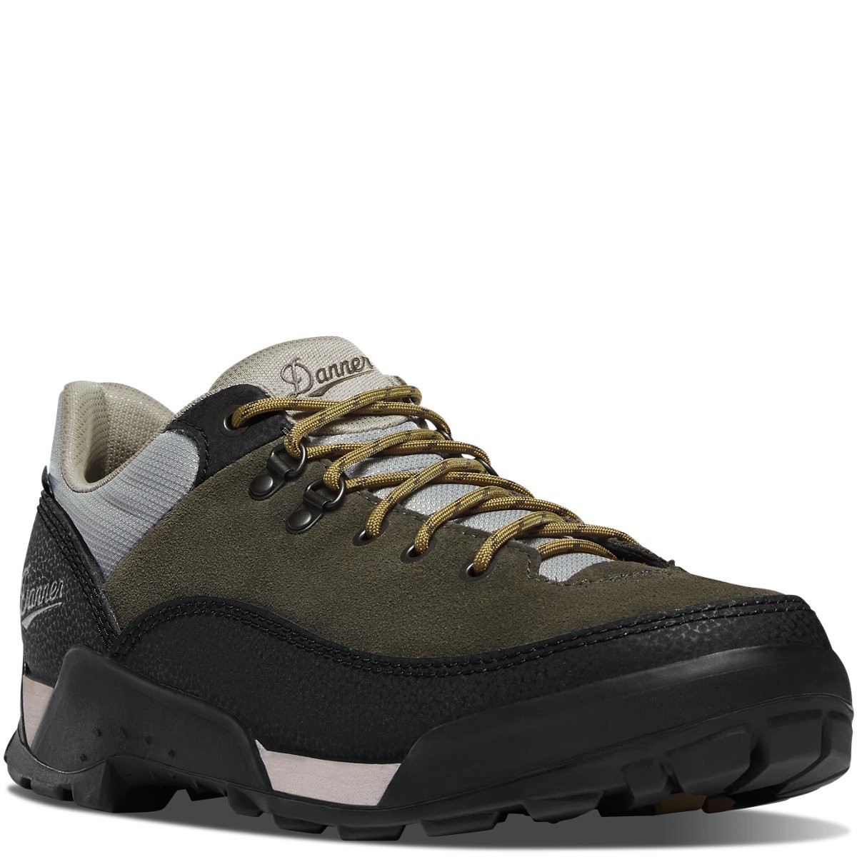 Danner Men's 4" Panorama Low Hiking Shoe Black Olive - 63473, Black Olive