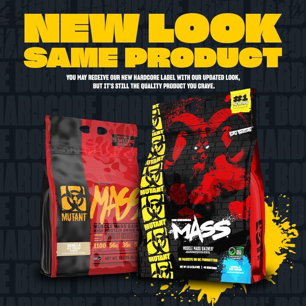 MUTANT MASS® 15 LBS The Original Muscle Mass Gainer High Protein Drink Mix