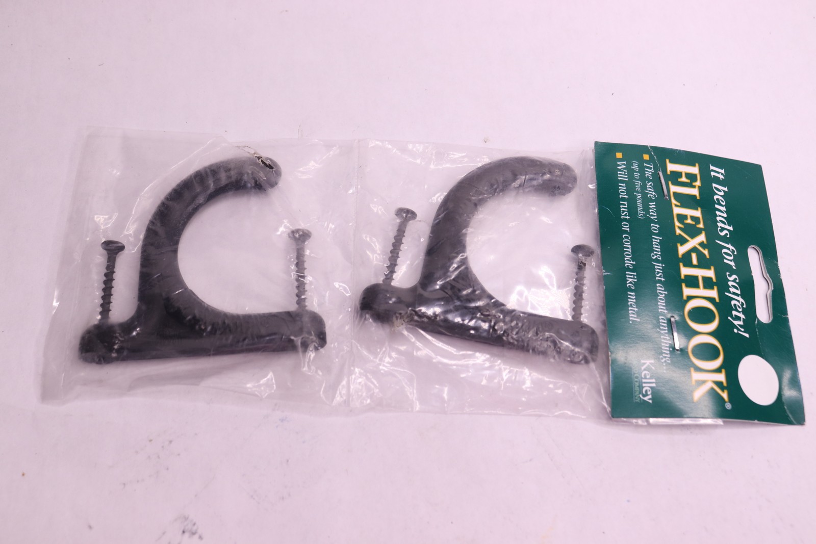(2-Pk) Kelley Flex Hooks Hangers Black #44 10583-BK