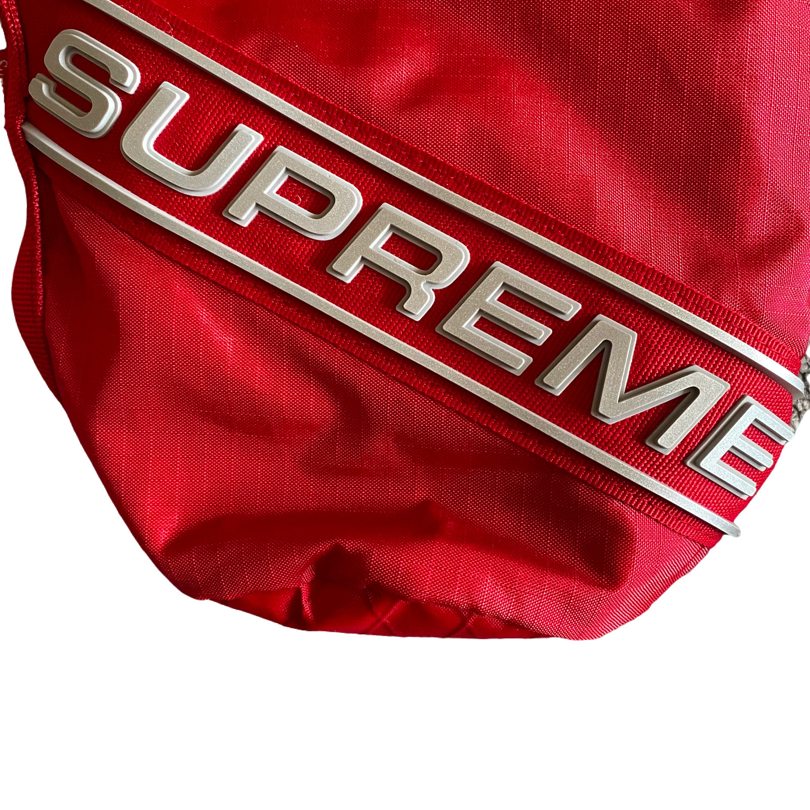Supreme FW23 3D Logo Small Cinch Pouch Red