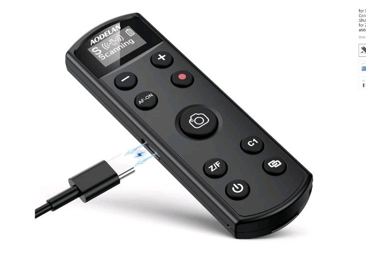 Compatible For Sony Camera Wireless Remote Control - Aodelan Rechargeable