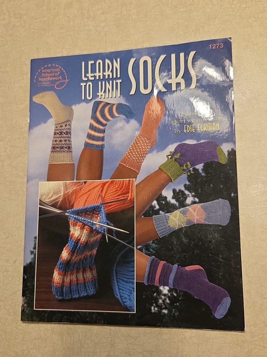 American School Of Needlework Learn To Knit Socks 12 Designs