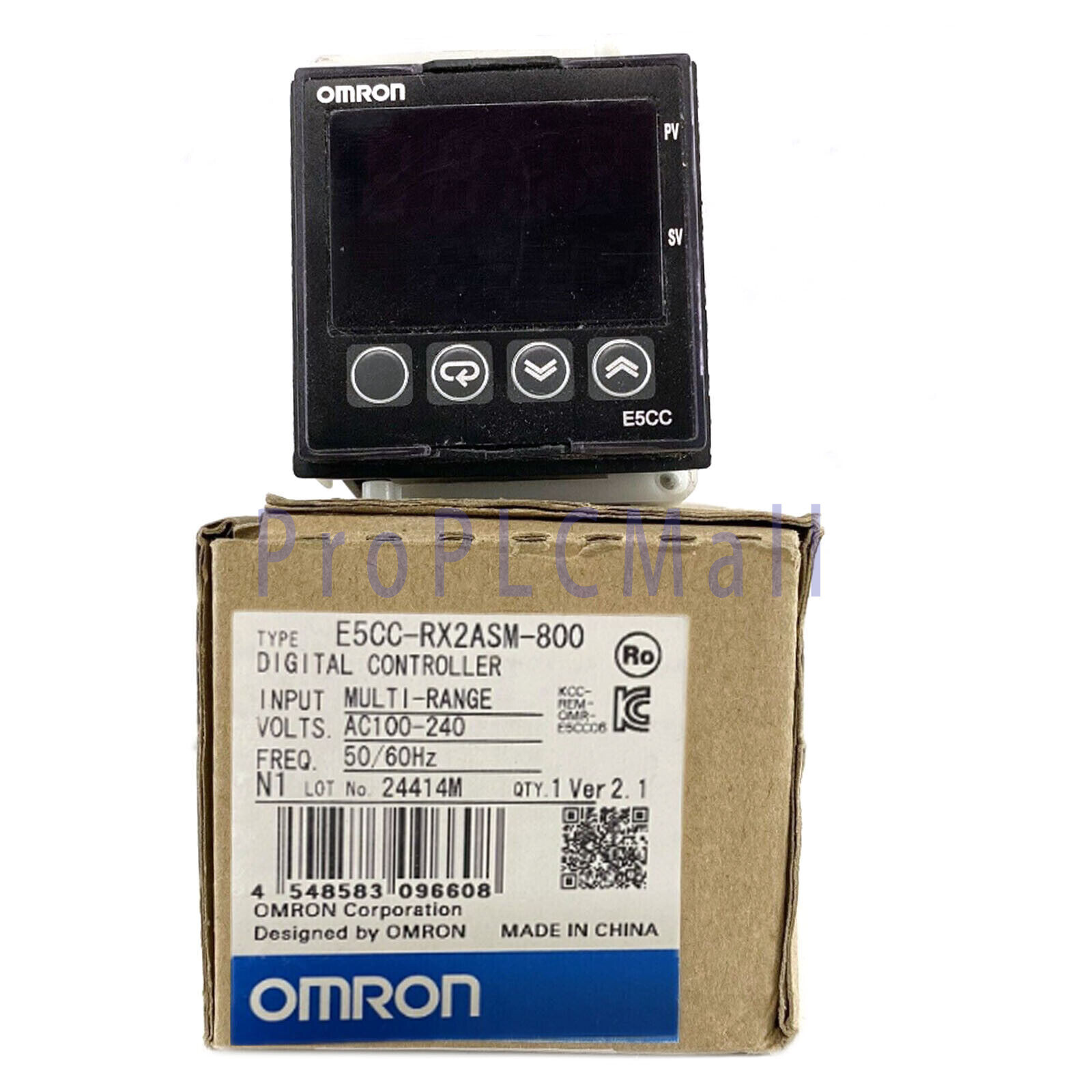 Omron E5CC-RX2ASM-800 100-240VAC Temperature Controller New in Box~