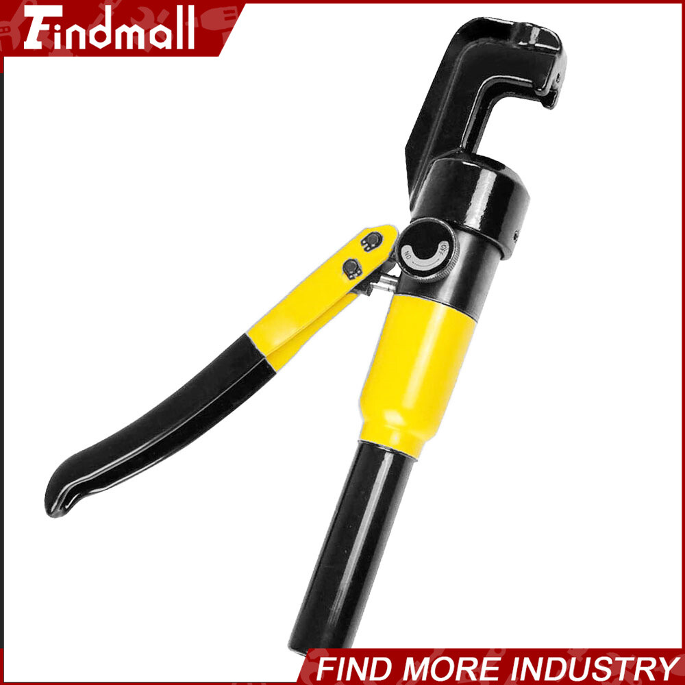 Findmall 10T Hydraulic Wire Battery Cable Lug Terminal Crimping Tool W/ Case