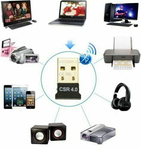 USB 4.0 Mini Bluetooth 4.0 CSR4.0 Adapter Dongle for PC LAPTOP WIN XP VISTA 7 8