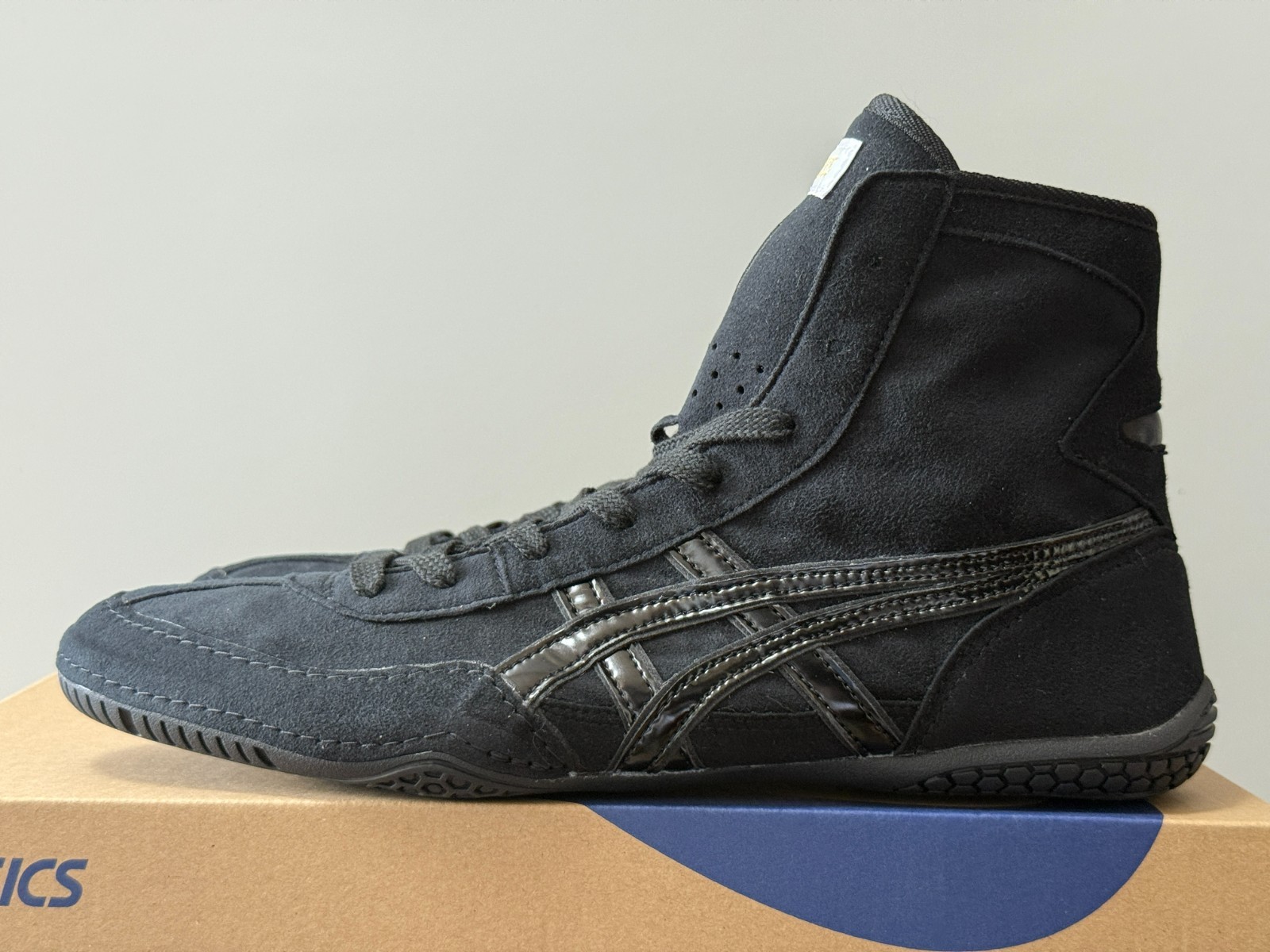Asics Wrestling Shoes EX-EO special order 1083A001 Black x Black x Black