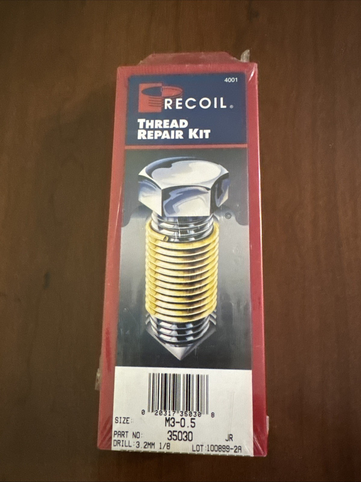 *** NEW SEALED ****  35030 RECOIL THREAD REPAIR KIT M3-0.5