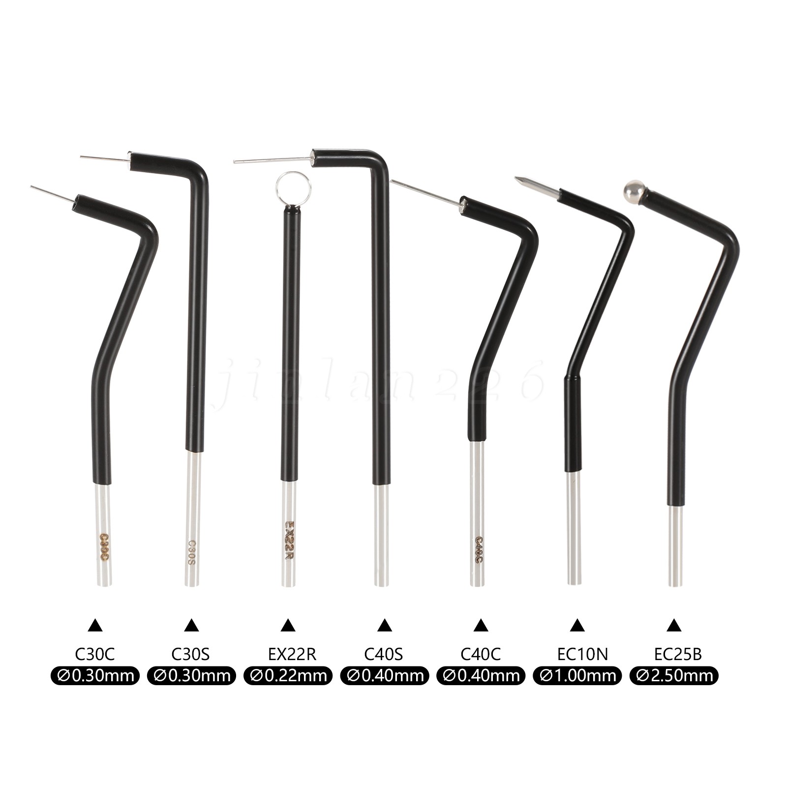 7 PCS SET ES-20 Electrosurgery Electrode Tips