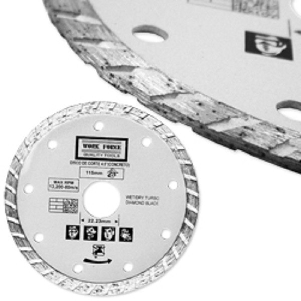 4" Turbo Diamond Blade Wet & Dry General Tile Concrete Marble Masonry 14,500 RPM