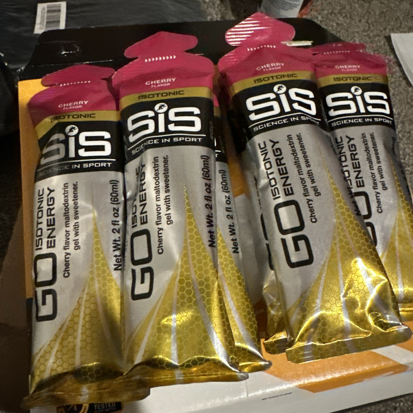 Science in Sport (SIS) GO Isotonic Gel Variety Pack - Pack of 6 x 60ml gels