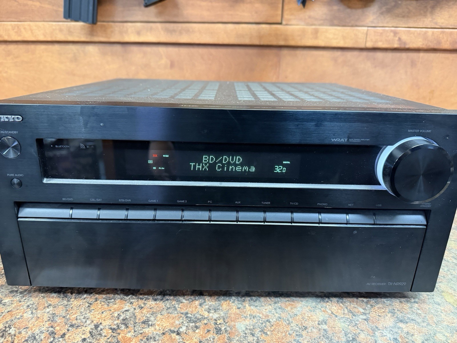 Onkyo TX-NR929 9.1 Channel AV Receiver Used Black High Grade Audio - B2