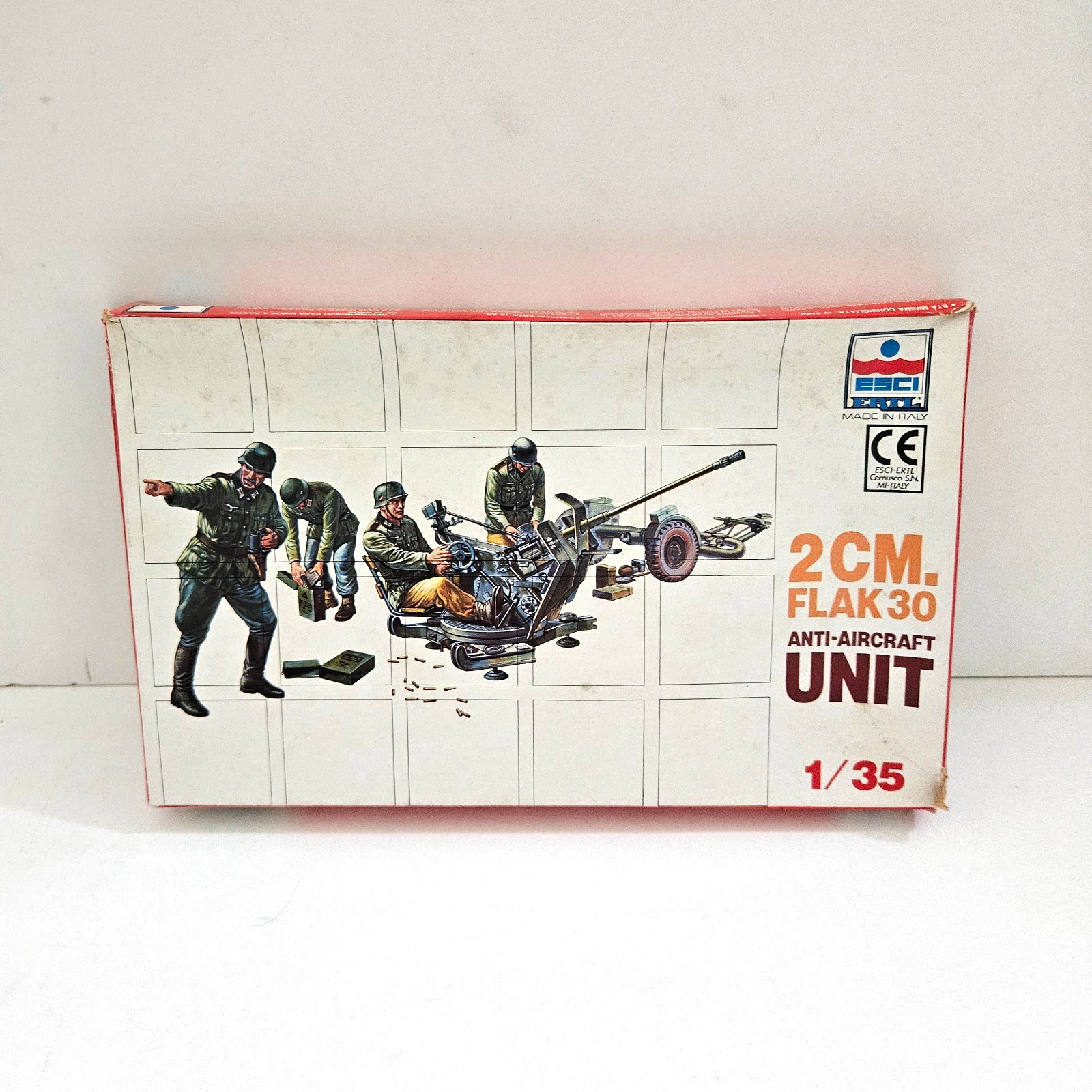 1/35 ESCI 2CM FLAK 30 ANTI-AIRCRAFT UNIT #5013 NEW VINTAGE MODEL KIT
