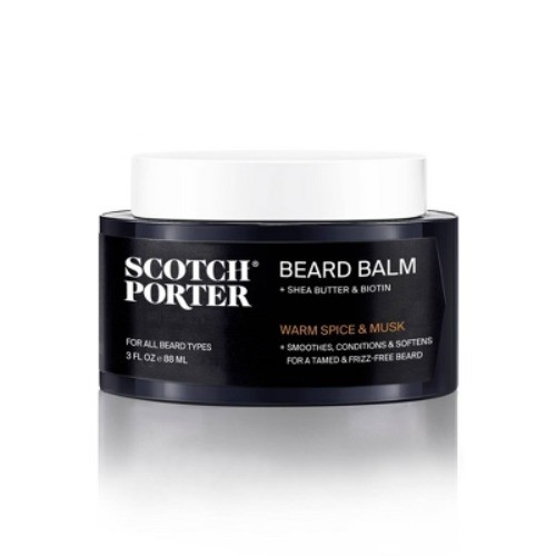 Scotch Porter Shea Butter & Biotin Conditioning Beard Balm – 3 fl oz