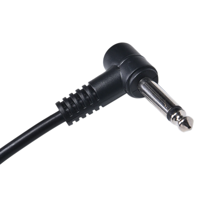 2 PACK 10FT Electric Patch Cord Guitar Amplifier Amp Cable Right Angle 90 Degree