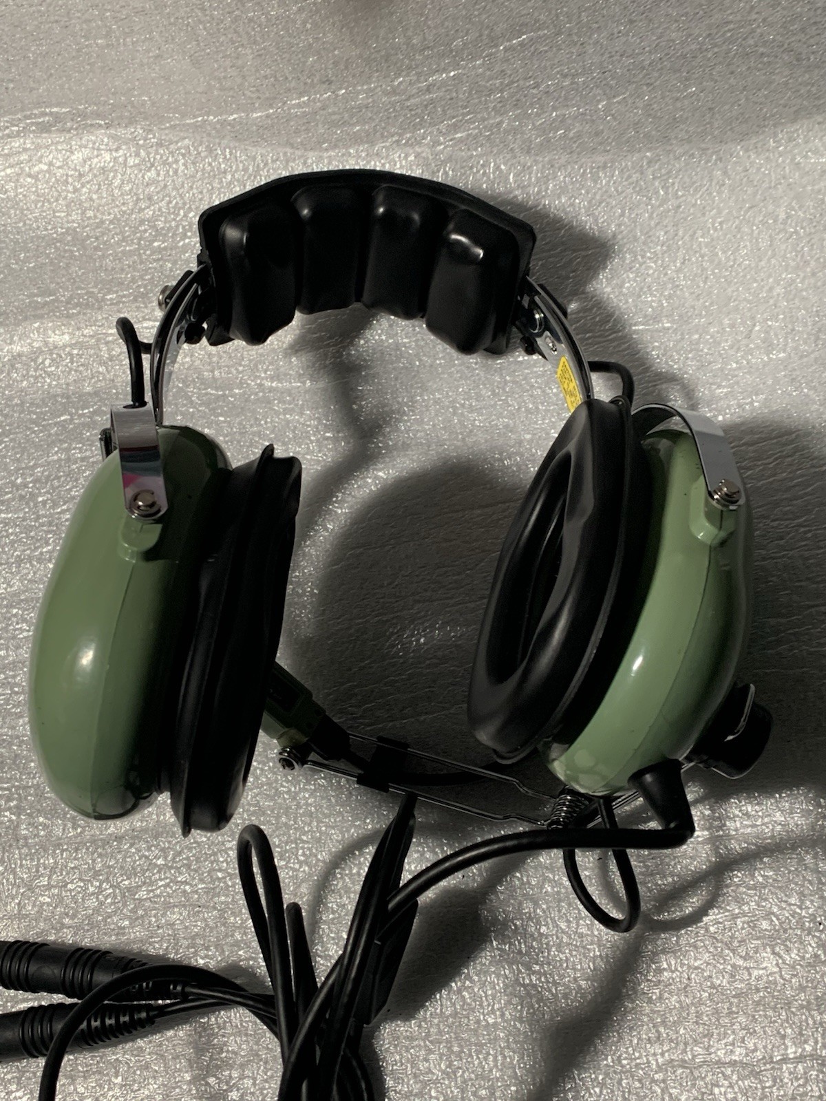 VTG David Clark Model H10-40 Aviation Headset w/ M-4 Microphone Untested