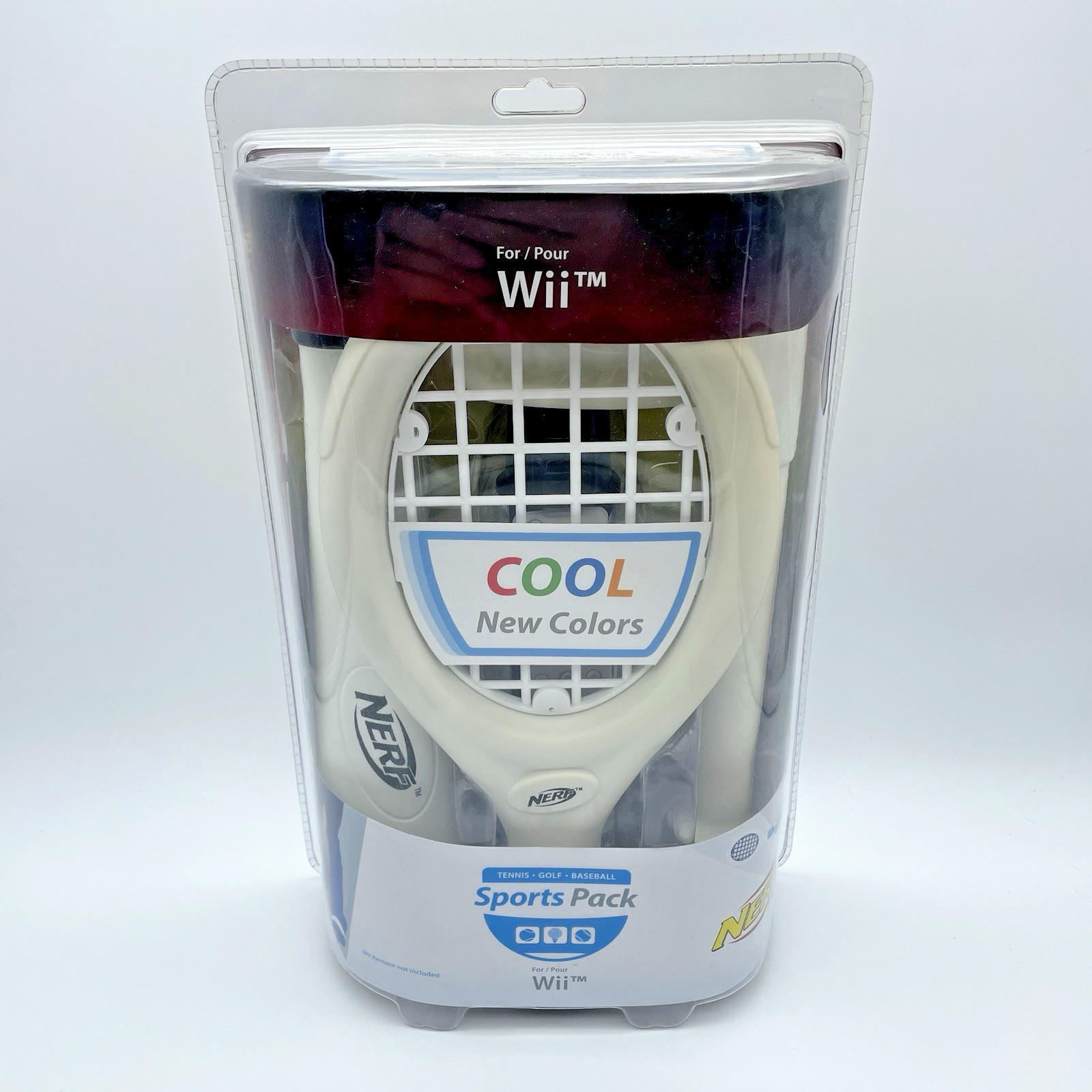 Nintendo Wii Sports Pack by NERF (Tennis-Golf-Baseball) Brand New Sealed ✅