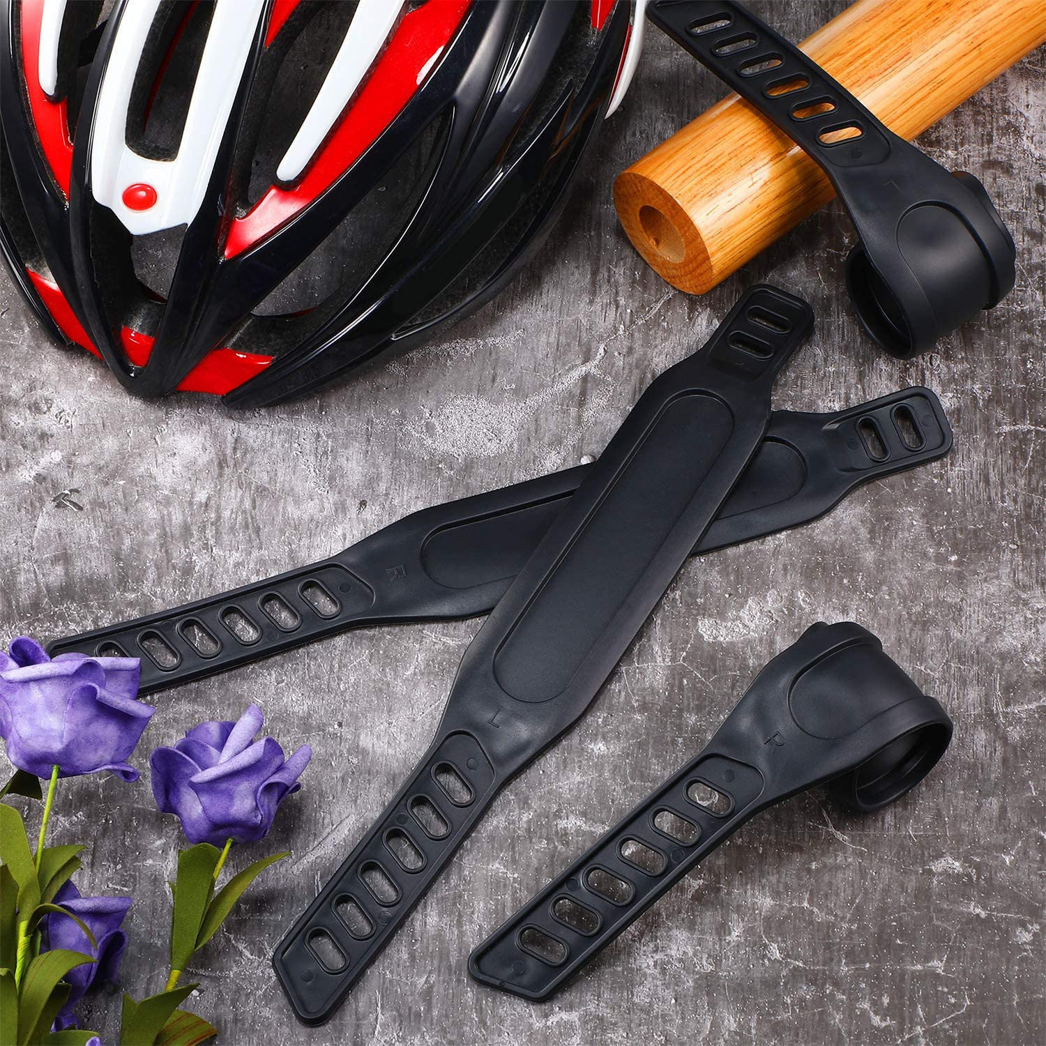 2 Pair Exercise Bike Pedal Straps Universal 1.7x12 Replacement Cycle Strap