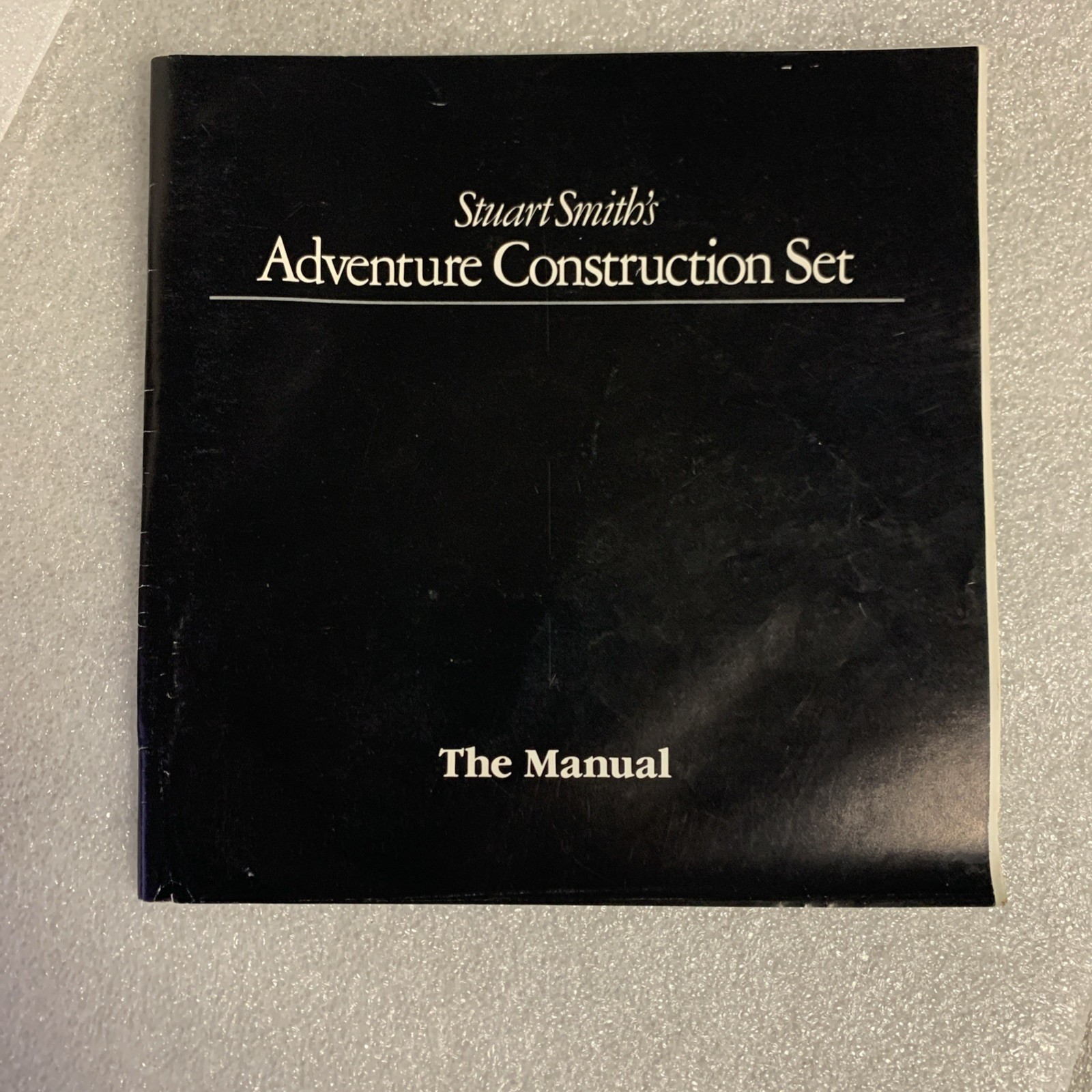 Stuart Smith's ADVENTURE CONSTRUCTION 1984 Electr. Arts Commodore 64 MANUAL ONLY