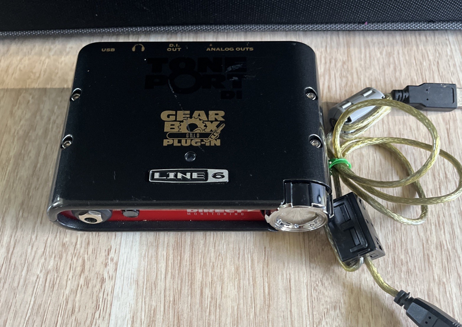 Line 6 Tone Direct D1 Monitoring Gear Box “ Gold” USB Audio Interface