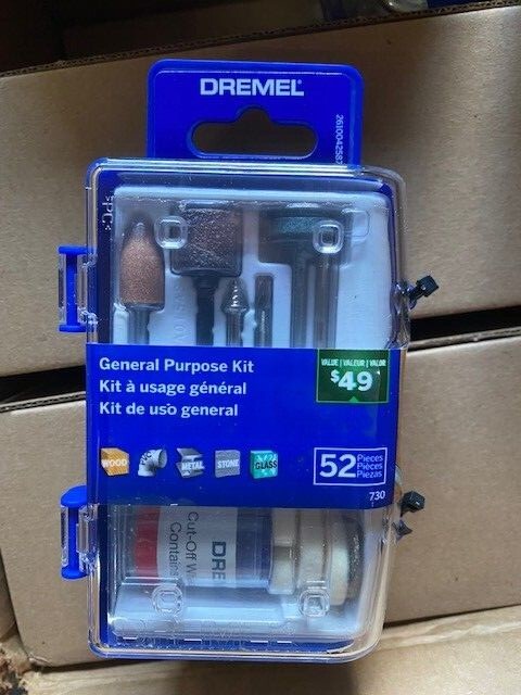 Dremel General Purpose Kit for Rotary Tool, 52 Piece Dremel 730-01 (NEW)