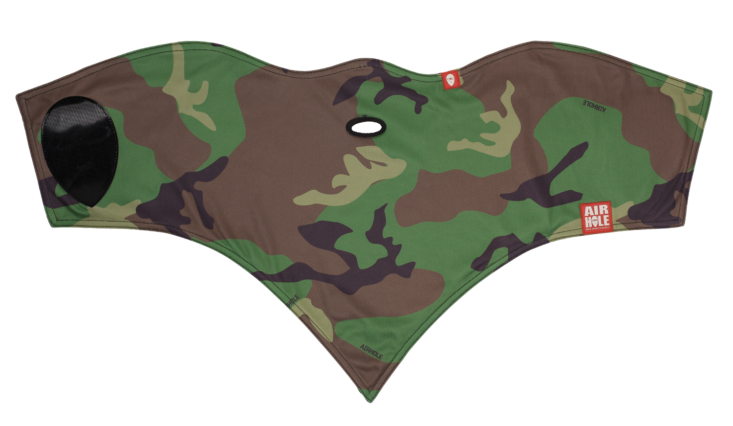 NEW WITH TAGS Airhole Unisex S1 2 LAYER FACEMASK WOODLAND HUNTING LIMITED