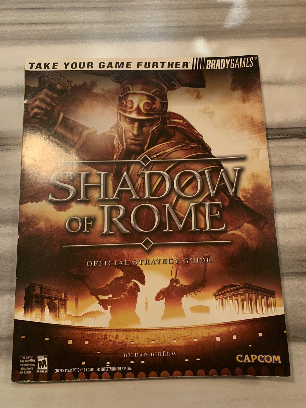 SHIPS SAME DAY Playstation 2 PS2 Brady Games Shadow of Rome Strategy Guide Rare