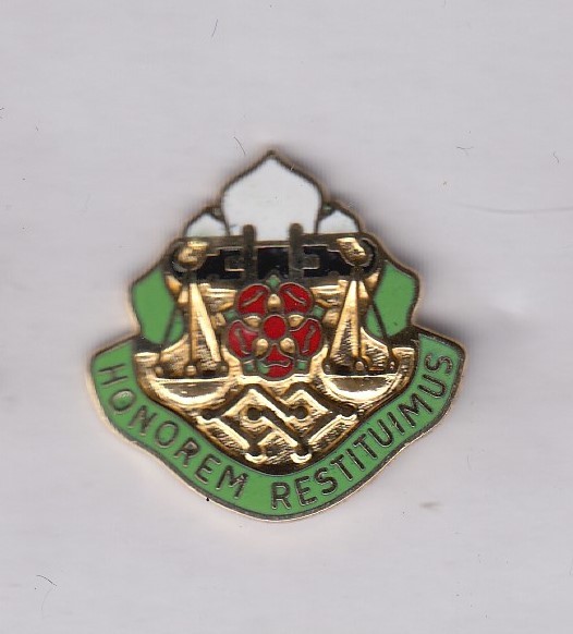 160th MILITARY POLICE BATTALION MP crest DUI badge c/b G-23