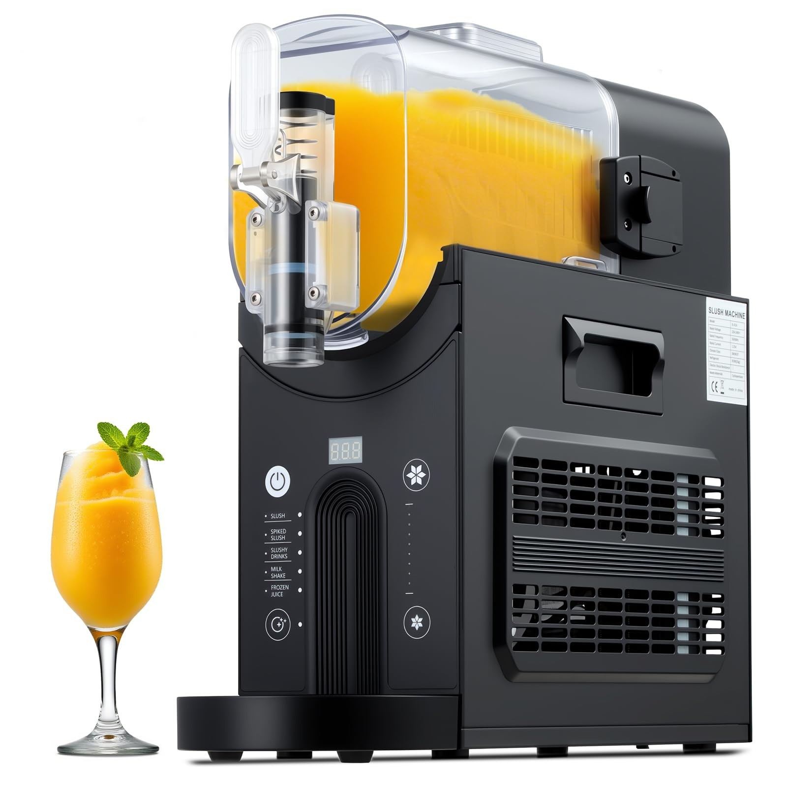 Professional Slushie Machine 64 oz - Frozen Drink Maker with 5 Pre-Set Programs