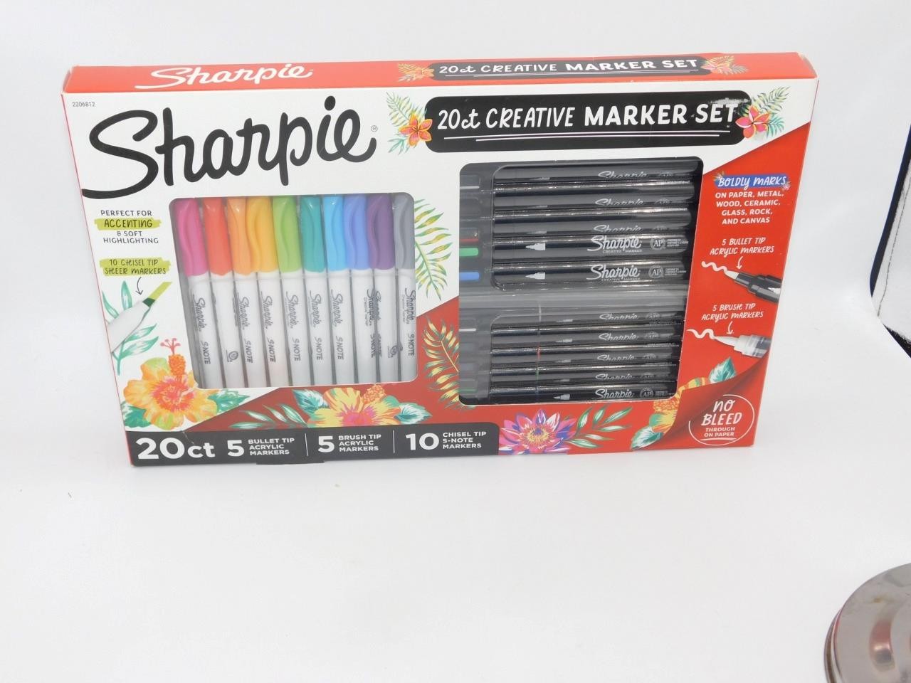 Sharpie 20 Count Creative Marker Set 5 Bullet Tip 10 Chisel Tip Marker BRAND NEW