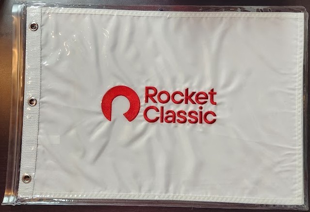Rocket Classic (Detroit GC) Embr Flag: Aldrich Potgieter, Miles Russell, Finau