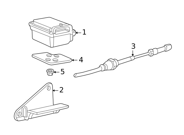 Genuine Ford Actuator Assembly 2C5Z-9A825-AA