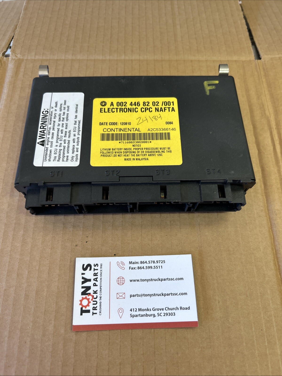 Freightliner Cascadia Body Control Module A0024468202/001