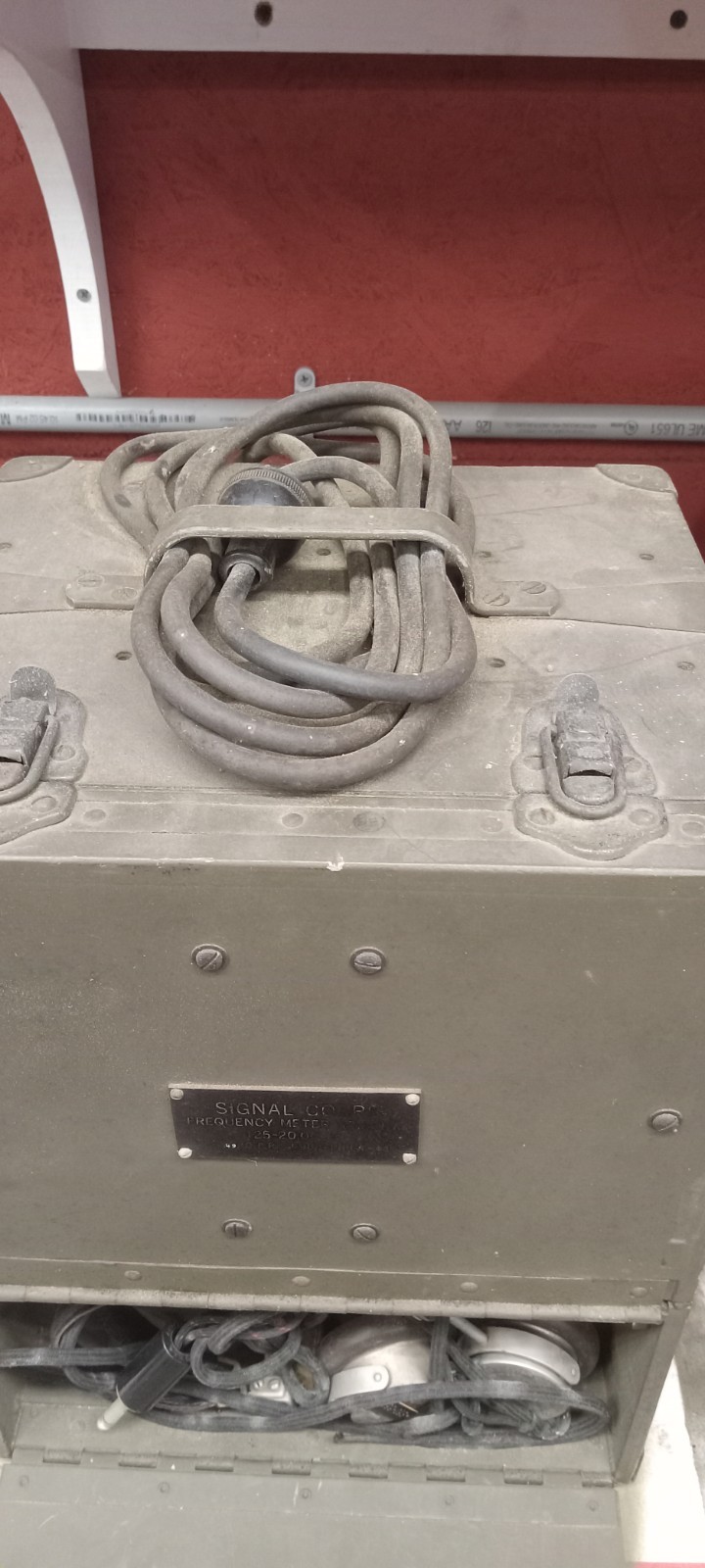 FREQUENCY METER BC - 221 - AC, Dated 1944 Untested MILITARY SURPLUS