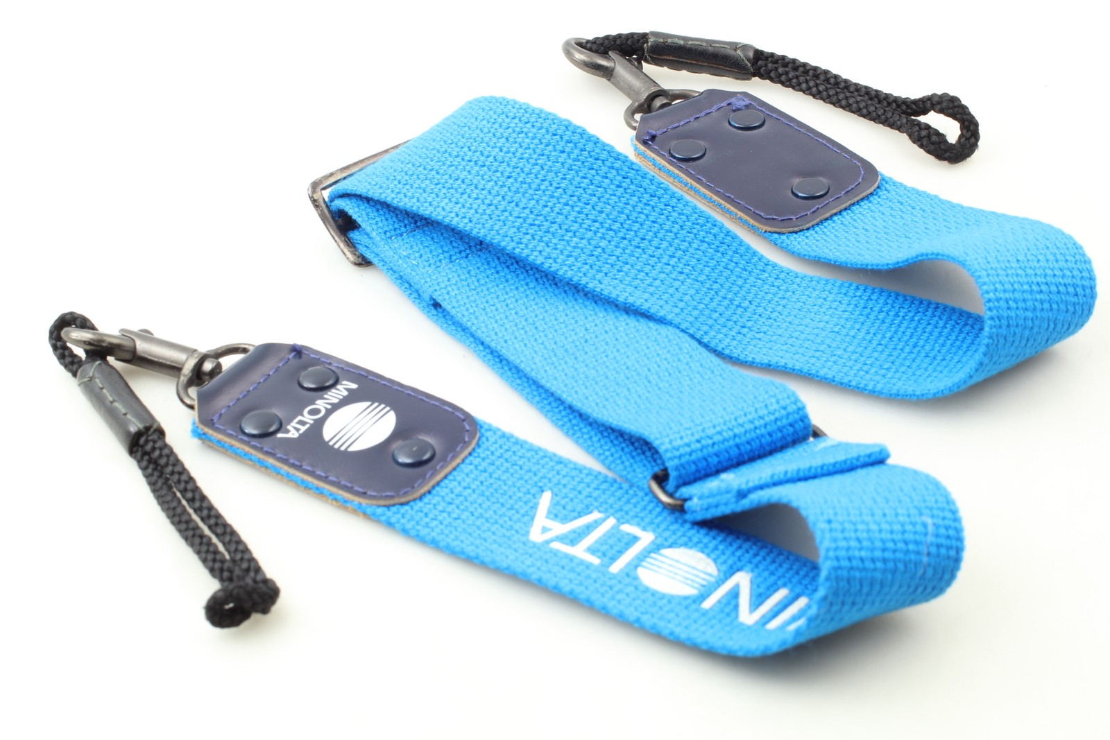 [MINT] Minolta Camera Neck Strap Blue White color From Japan