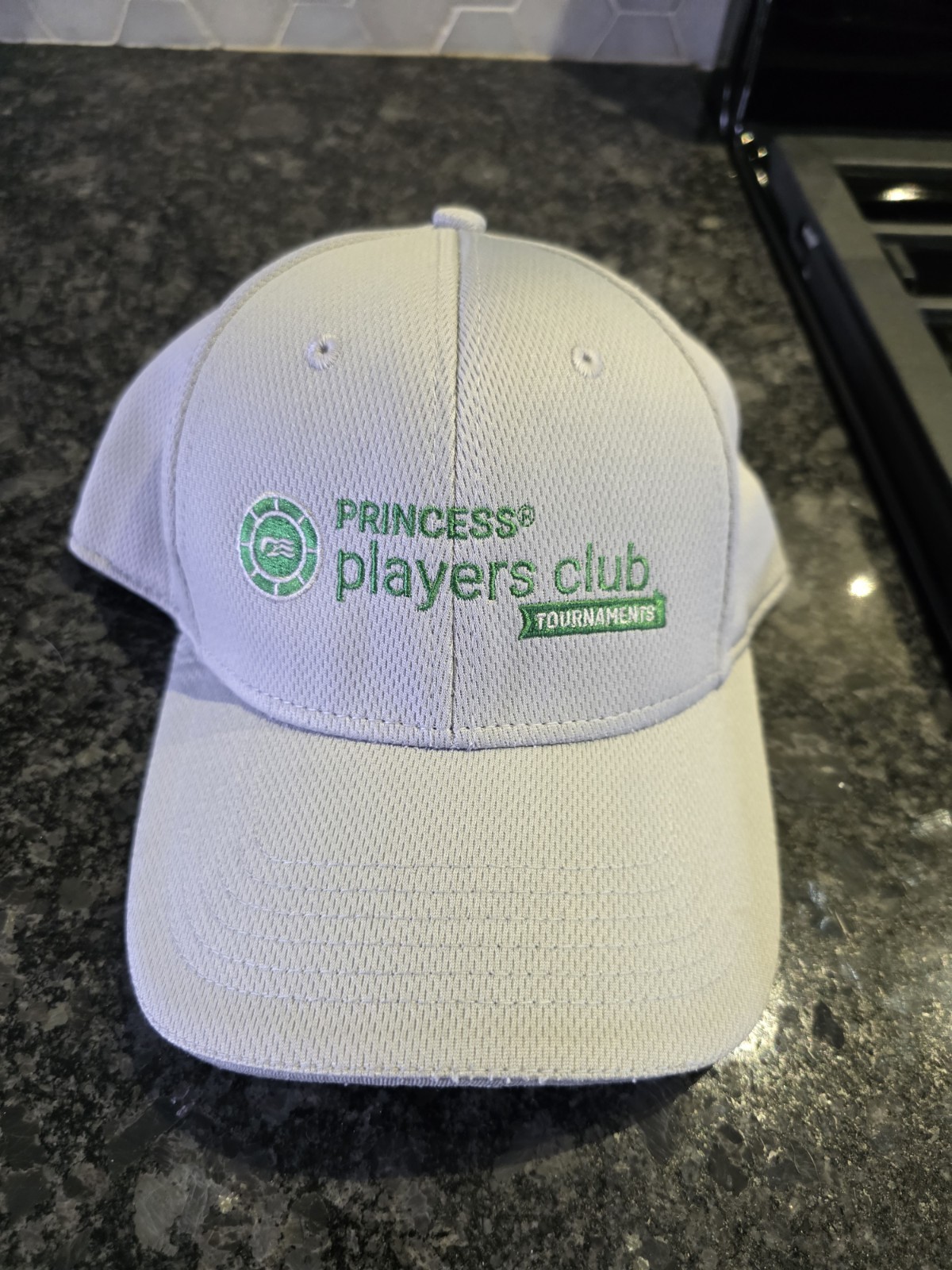 New, White Princess Players Club Tournament Hat