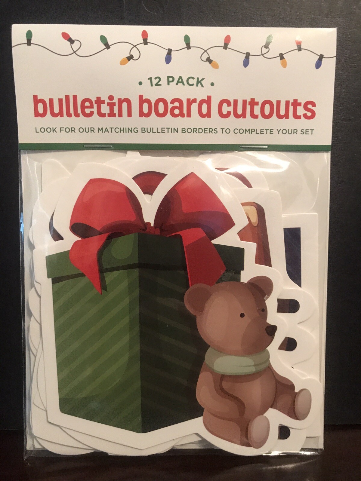 Best Brands Bulletin Board Cutouts Christmas/Holiday 24 Pieces *New In Packages*