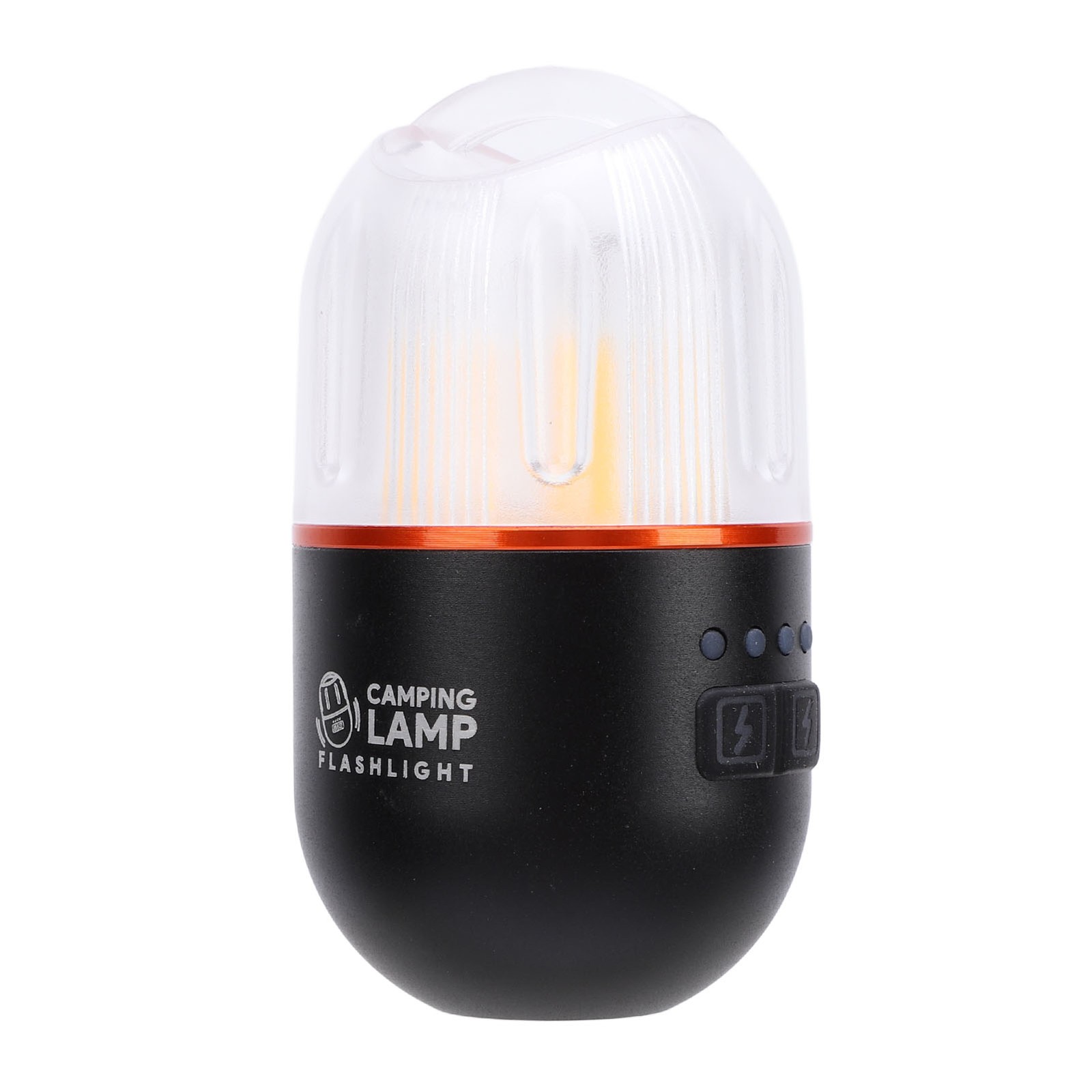 Flashlight Multiple Light Source Pushbutton Control Magnetic Camping Lamp For
