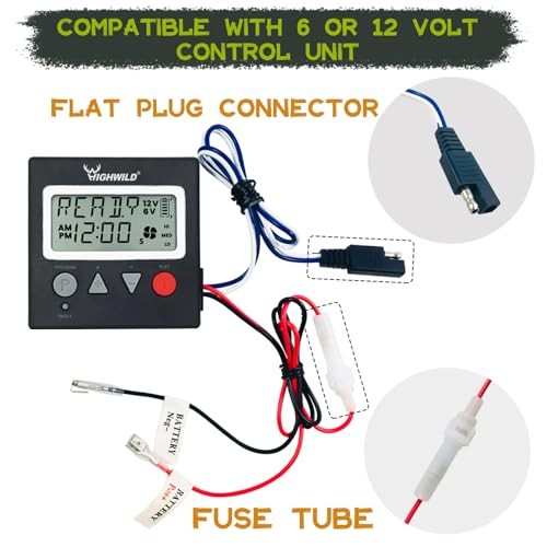 6V/12V Universal Game Feeder Digital Timer
