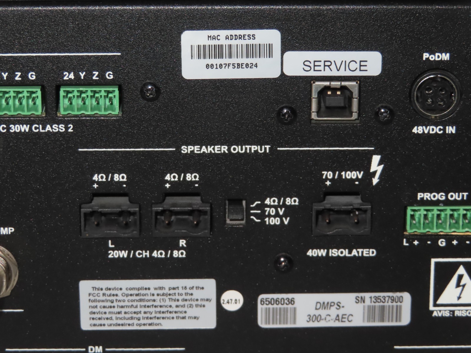 Crestron DMPS-300-C-AEC DigitalMedia Presentation System 6506036
