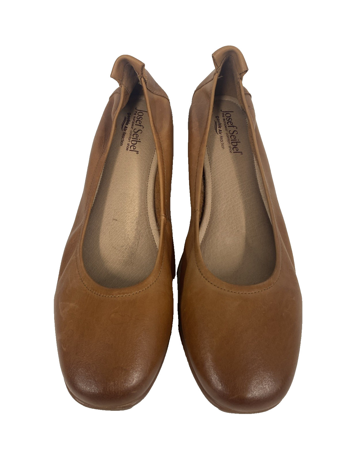 Joseph Seibel womens shoes slip on comfort leather BROWN 41EU 10US FLAT A7
