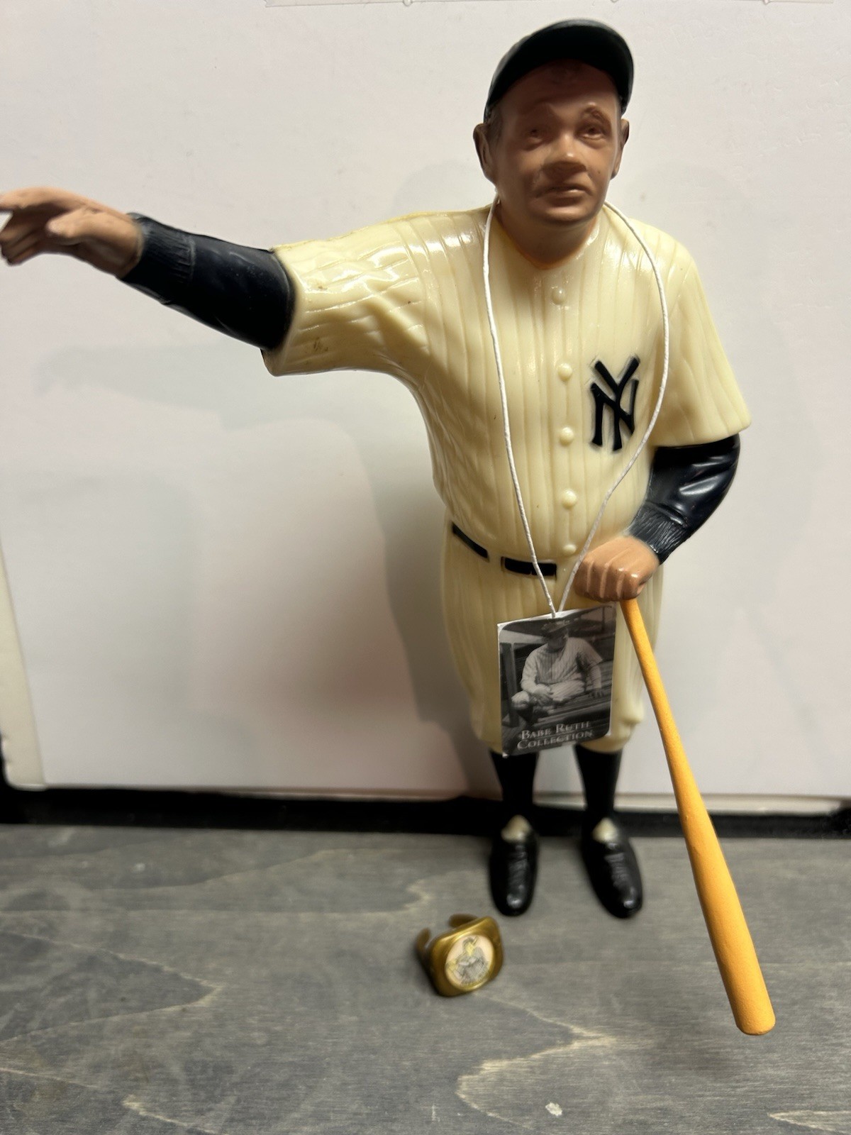 Babe Ruth 1950’s Hartland Figure Ruth Personal Collection Called Shot Hunt COA