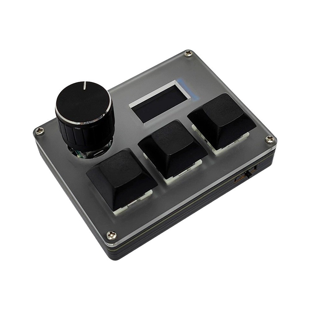 Compact 3-Key LCD For gaming Keyboard for Gamers and Remote Office Workers